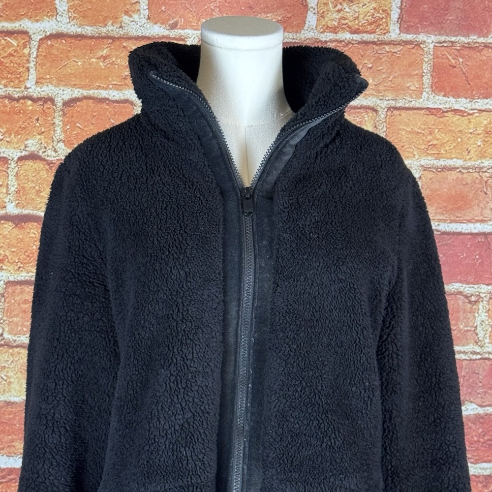 Athleta Black Teddy Jacket